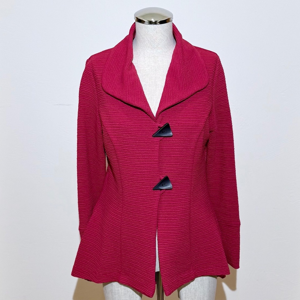 🔥EXQUISITE‼️ Contemporary Jacket from IC Collection in True Red - Size Small ♥️ - Picture 7 of 10